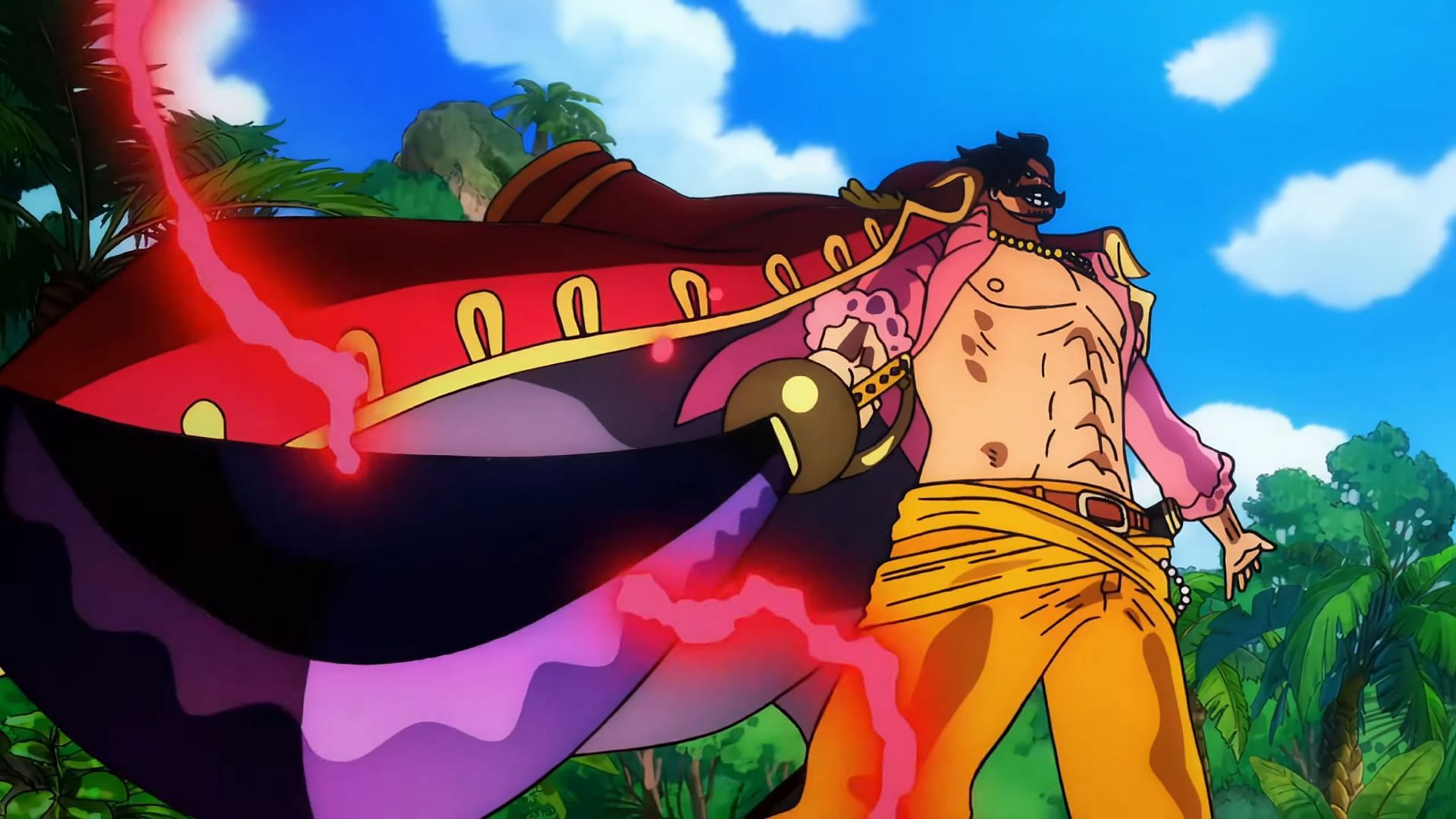 Rocks and Harald’s clash even surpassed Roger vs Whitebeard in One Piece chapter 1155 (Image via Toei Animation)
